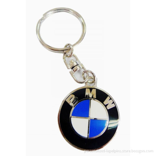 Bmw Car Logo Zinc Alloy Metal Keychains For Souvenir And Promotional Gifts